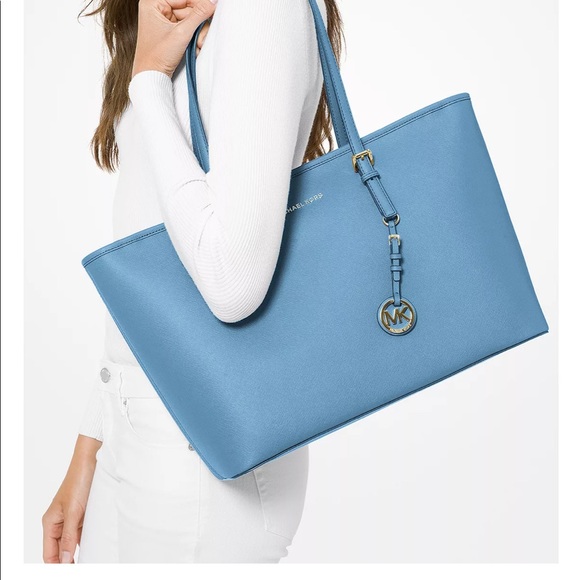 Michael kors pale blue tote bag - Picture 2 of 3